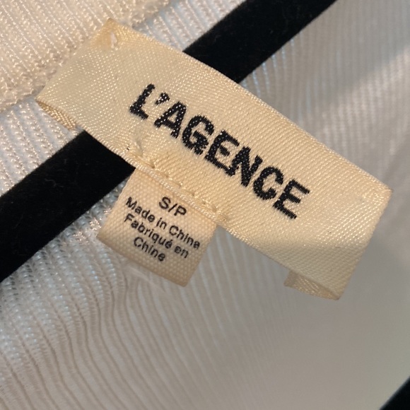 L’AGENCE Lucas white summer cardigan small - Picture 4 of 7